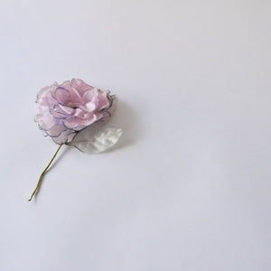 Vintage Large Lilac Silk Flower Corsage