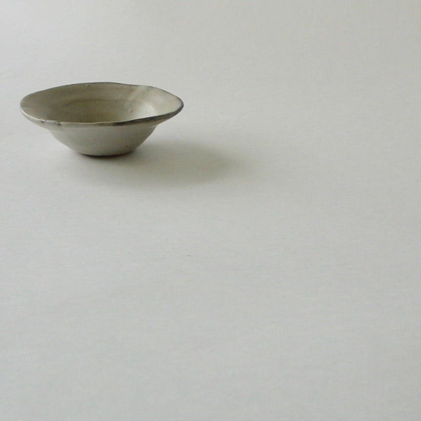 馬場勝文　土マットリムオーバル深皿（小）