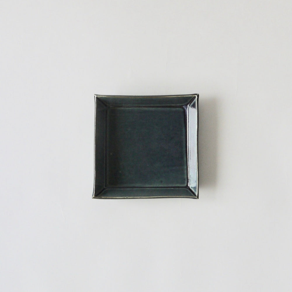 中里花子　四角皿/S/BJ