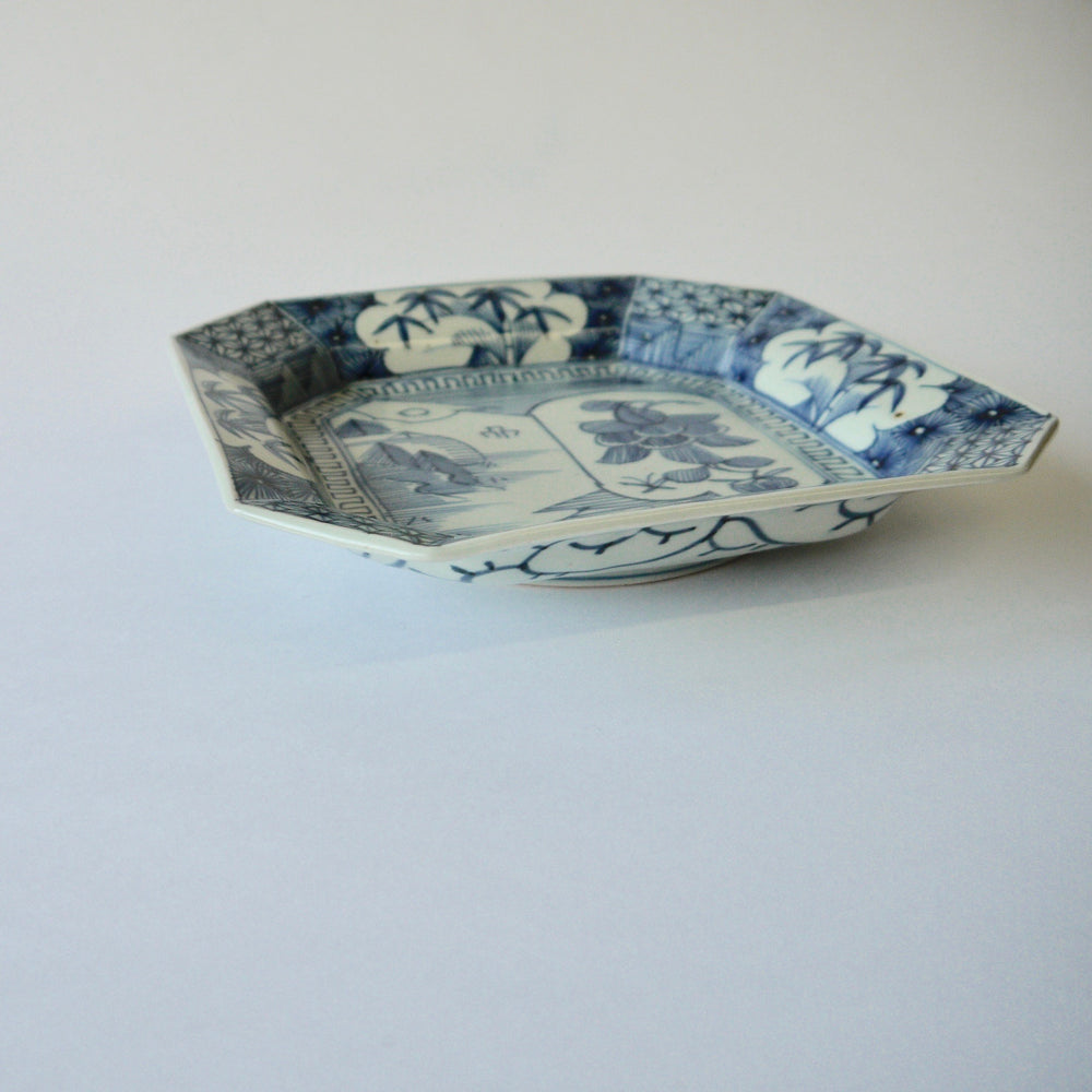 古伊万里 染付 角皿 (21.5cm) – S-STORE 古伊万里 染付 角皿 (21.5cm) – S-STORE