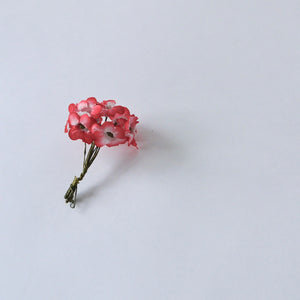Vintage Cerise Pink Silk Flower corsage