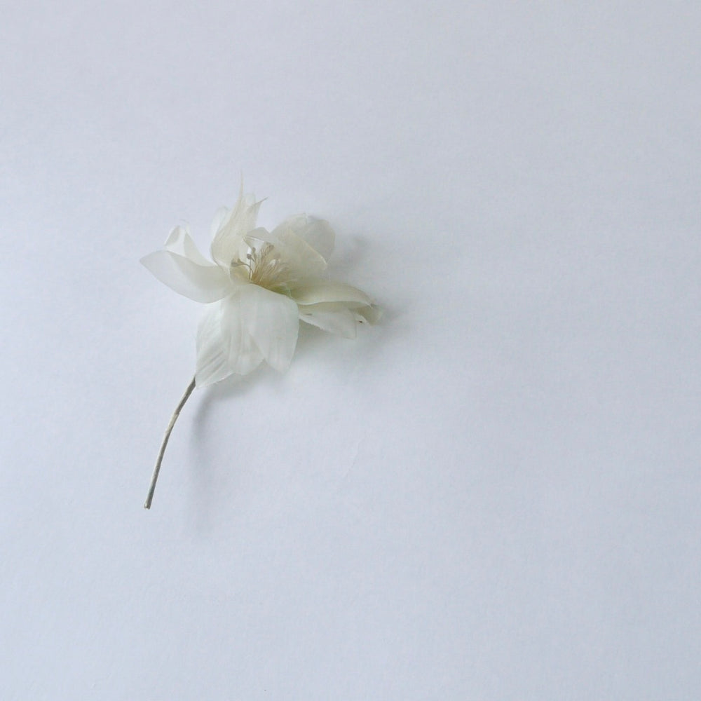 Vintage White Flower Corsage