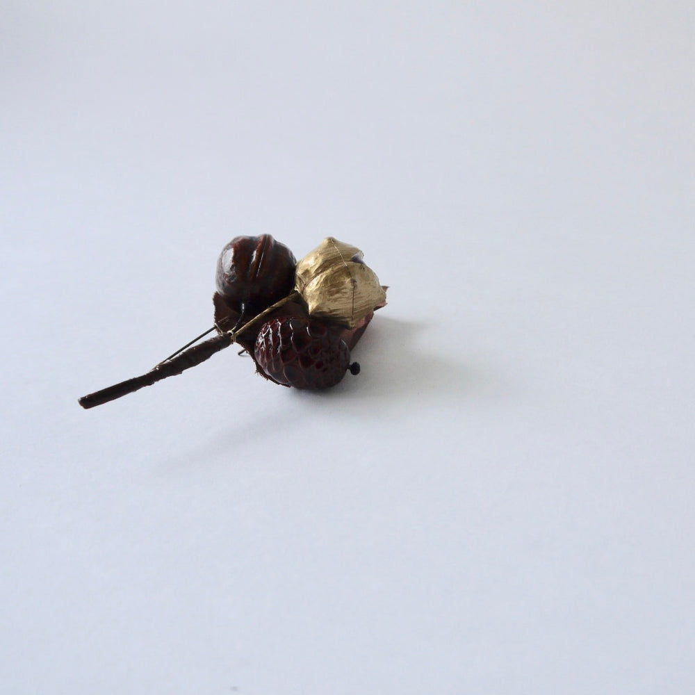 
            
                Load image into Gallery viewer, Vintage Nuts and Leaf Corsage
            
        