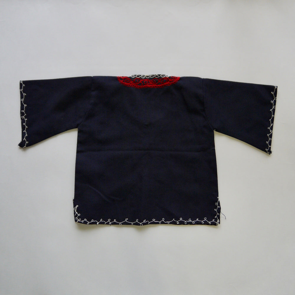 vintage embroidered African long sleeve top girl 2y