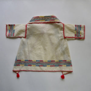 vintage stunning hand embroidered African jacket kids 18m-2.5y