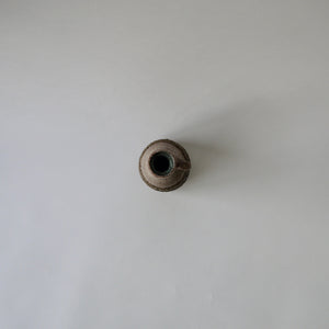
            
                Load image into Gallery viewer, 1960-70&amp;#39;s Vintage East German pottery blue gray ceramic vase
            
        