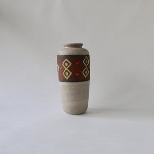 
            
                Load image into Gallery viewer, 1950-60&amp;#39;s Vintage East German pottery mat gray tall ceramic vase
            
        