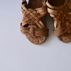 
            
                Load image into Gallery viewer, Vintage Mexican Sandals (LARGE)
            
        