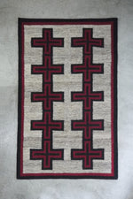 Vintage Navajo Tribal kilim Handmade Wool Rug  C