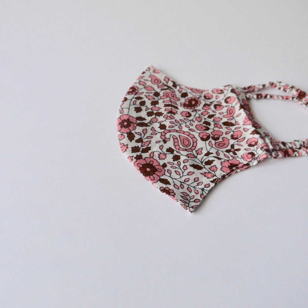 INDIA COTTON HAND PRINT MASK (PINK) – S-STORE